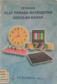 Petunjuk Alat Peraga Matematika Sekolah Dasar